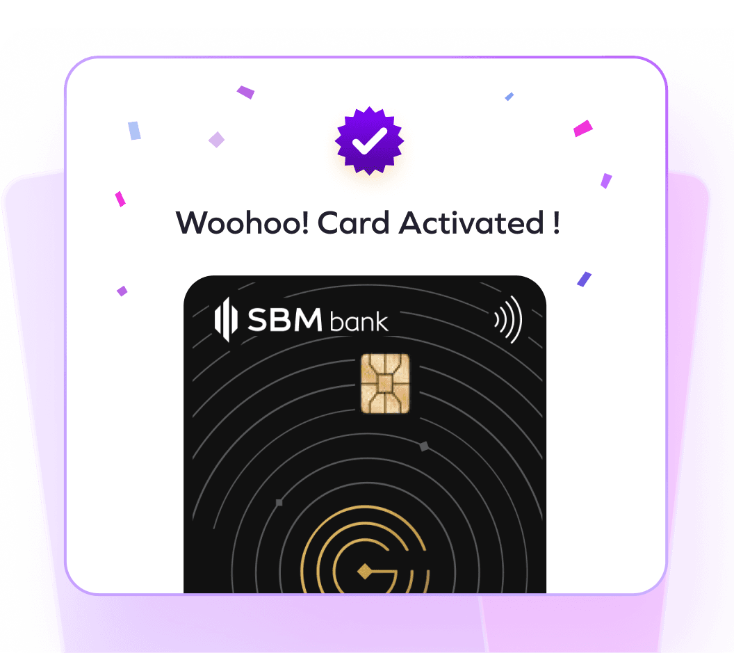 Make a fixed deposit & activate card 